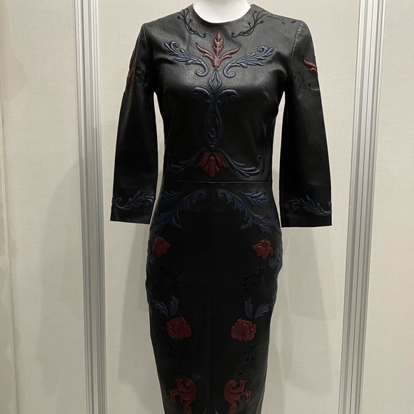 chinese dress ladies Jitrois Leather Cutout Dress main image 0